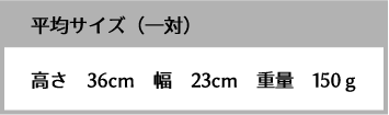 平均サイズ(一対)