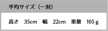 平均サイズ(一対)
